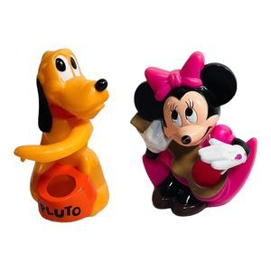 Disney Mouse & Pluto Plastic GumBall Moveable Arm Dispen Superior Toys